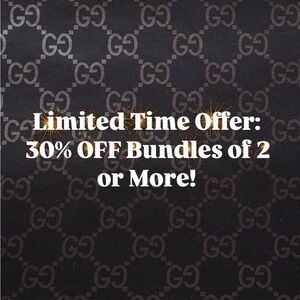 Bundles of 2 or more receive 30% off! Limited Time only! For the next 24 Hours!